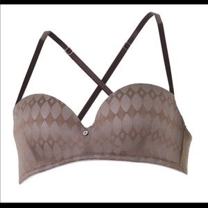 Wundervoll Balconette Convertible Bra 36A Taupe